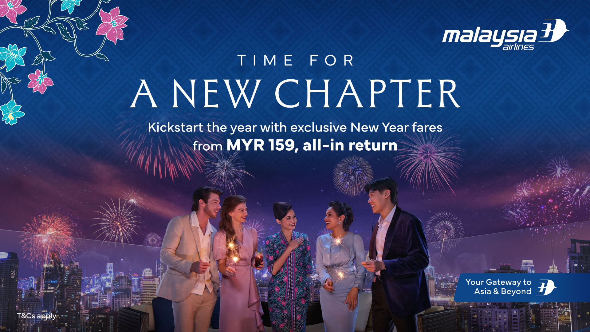 Malaysia Airlines Welcomes 2026 with ‘Time for New Chapters’ Campaign